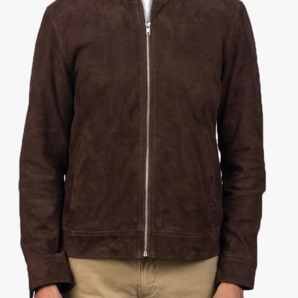 Classic Brown Suede Jacket
